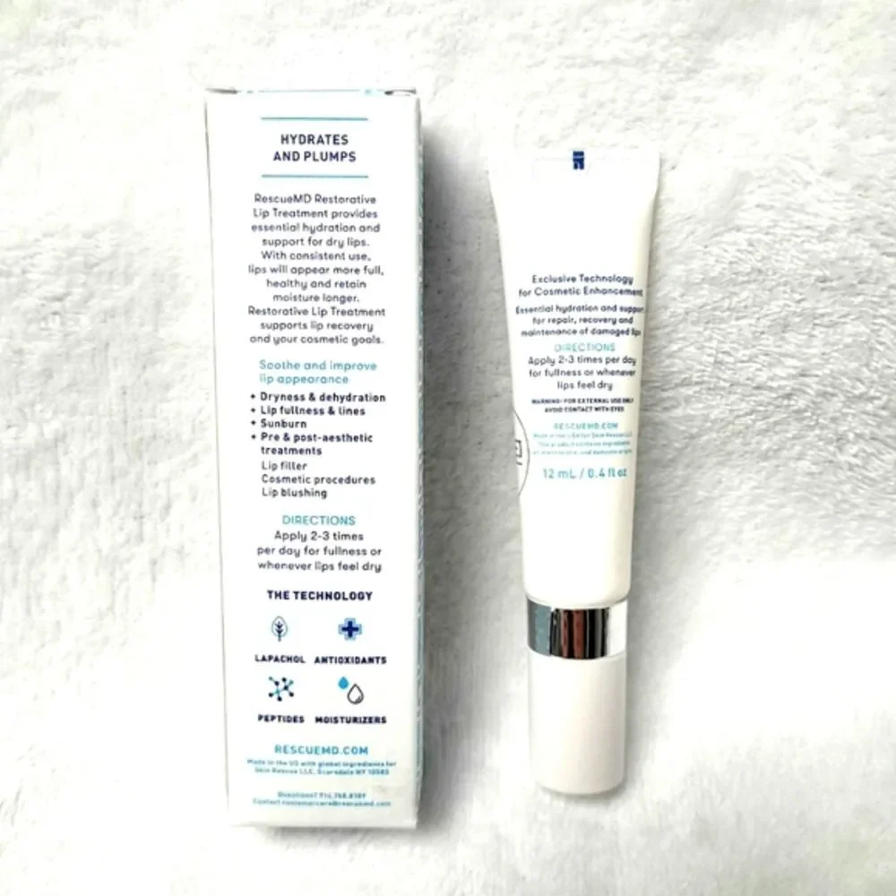 RescueMD Lip Restorative Lip Treatment Pre And Post Aesthetic Procedures New